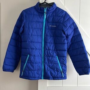 Royal blue Columbia Youth Jacket (size L)